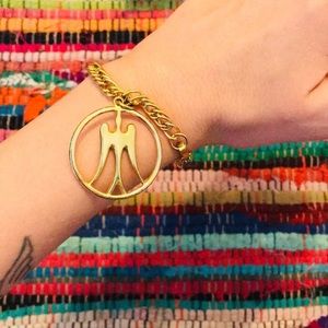Vintage Gold Bird Bracelet.